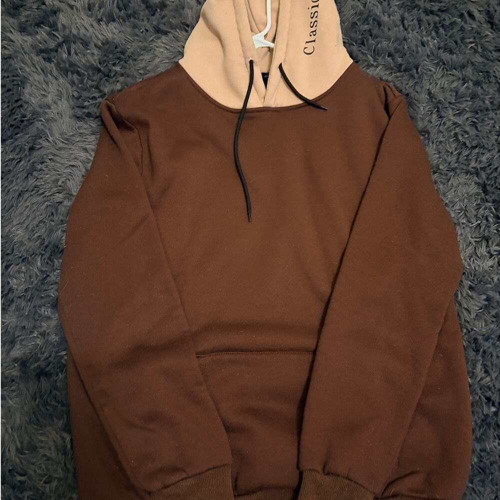 Two-Tone Hoodie, Size L
